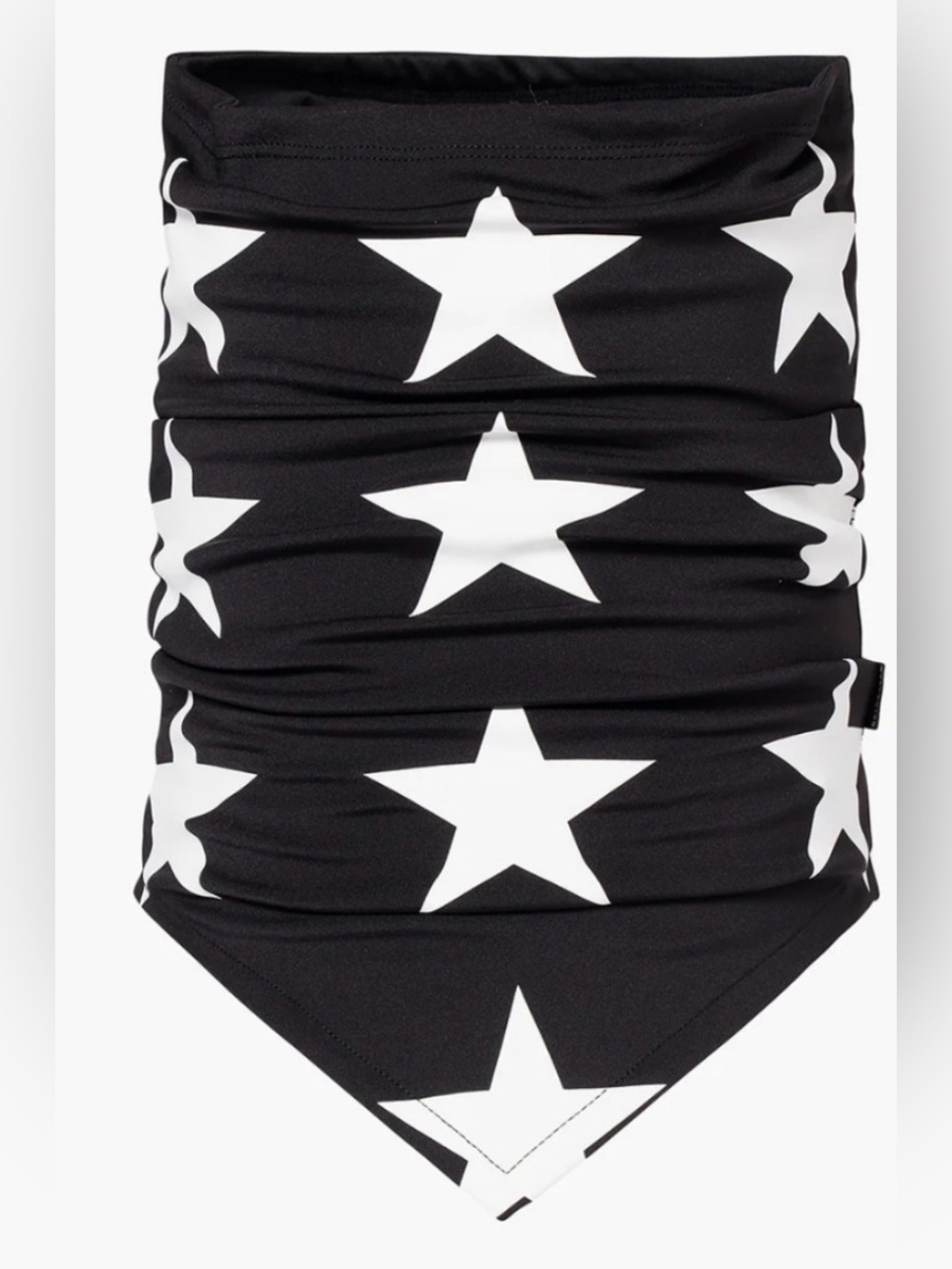 Goldbergh GIULIETTA neckwarmer Gaiter Black White Star Stars Gaitor Neck Warmer